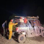 Colabora Protección Civil en labores para mitigar incendios forestales activos en el municipio de Madera