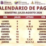 Inició depósitos Beca Adultos Mayores y Mujeres Bienestar