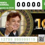 El Divo de Juárez, Juan Gabriel, en billete de  lotería  Nacional.